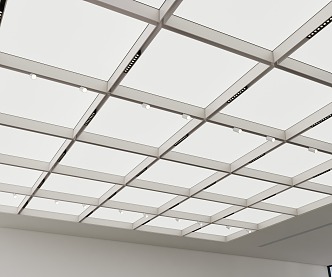 Modern Ceiling Grille Ceiling Light Membrane Ceiling 3d model