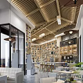 Modern Bookstore 3d model