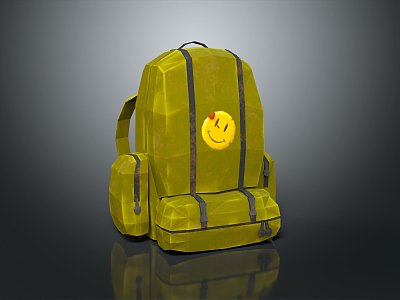 Camping backpack travel bag travel backpack camping bag mountaineering bag hiking backpack travel bag 3d model