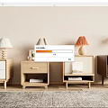 Various Styles Of Modern Bedside Tables With Lamps Books And Decorative Items