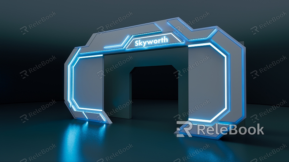 Modern Gate Technology Arch model