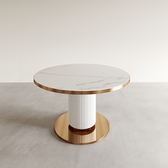 Dining Table Tea Table Desk Round Table Wine Table Dining Table 3d model