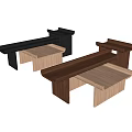 Contemporary Coffee Table Designs With Light Dark Wood And Black Finishes And Lower Shelves