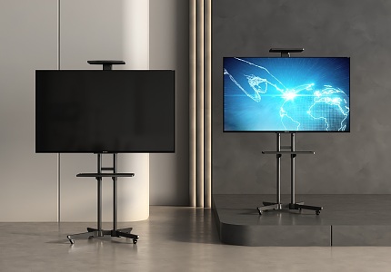 Mobile TV Conference Video Conference Flat-screen Flat-screen TV 3d model