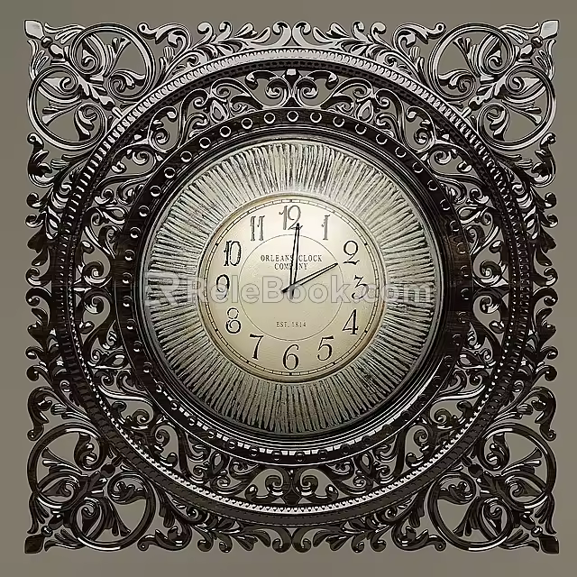 Clock 3d model