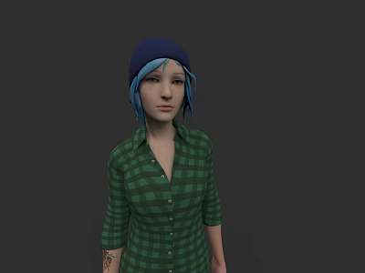 Life is Strange Chloe Gravity Falls 3d model