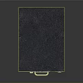 Black Filing Cabinet With Four Drawers Silver Handles And Label Slots