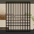 The ancient partition display stand 3d model