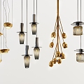 Modern chandelier 3d model