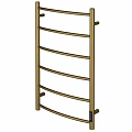 Gold Curved Multi Layer Bathroom Towel Rack as Essential Bathroom Accessory