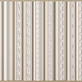 Gypsum Molding With Various Decorative Patterns And Interior Design Styles