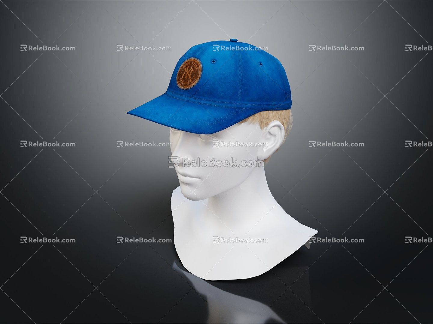 modern hat cap baseball cap 3d model