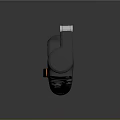 Gray Kitchen Appliance With Control Buttons On Dark Background Surface