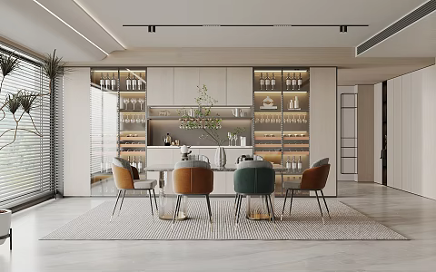 Modern Restaurant 3d model