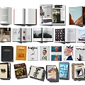 Various Books and Magazines With Colorful Covers Open Pages and Diverse Designs Collection