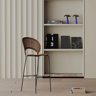 Modern Bar Chair 3d model
