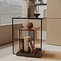 Modern Bedside Cabinet 3d model