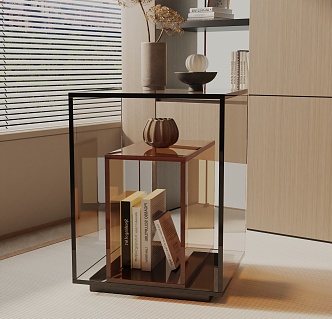 Modern Bedside Cabinet 3d model