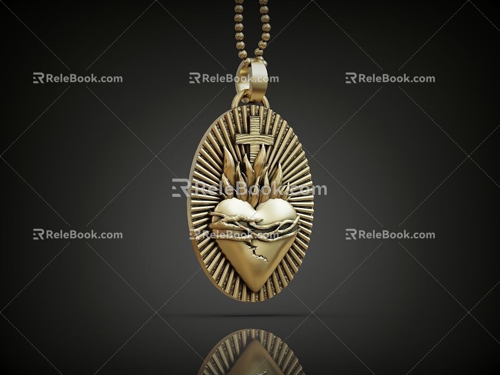 Necklace Jewelry Pendant Pendant 3d model