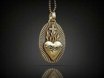 Necklace Jewelry Pendant 3d model