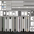 Various Types Of Air Conditioners And Fans On Display In Showroom