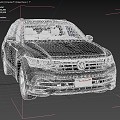 Hyundai Volkswagen Tiguan R car 3d model