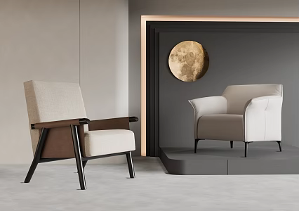 Leisure Chair Recliner Single Chair 3d model