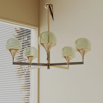 Modern chandelier 3d model
