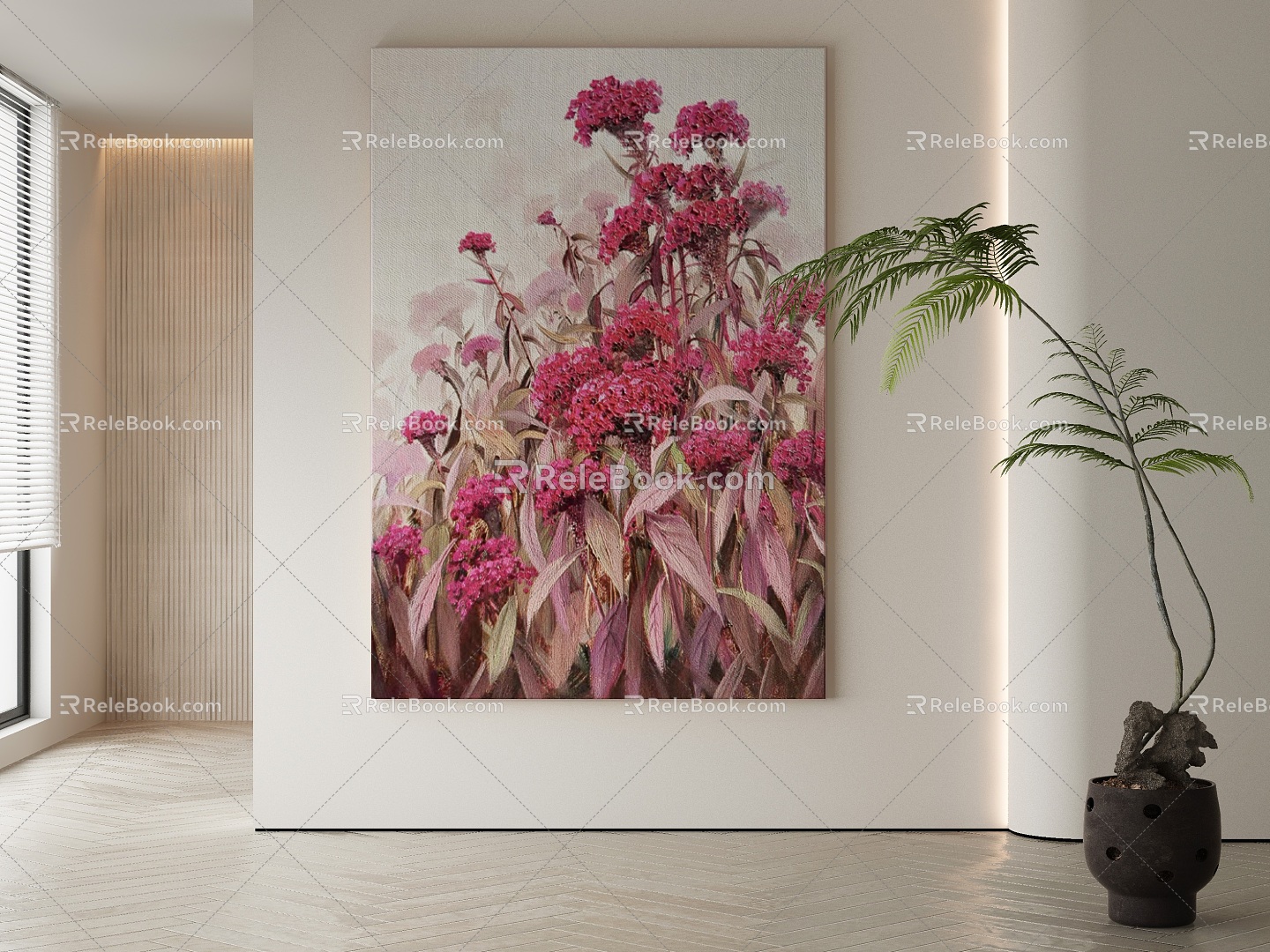 modern decorative painting 3d model