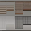 Various Colored Window Blinds With Different Design Styles For Home