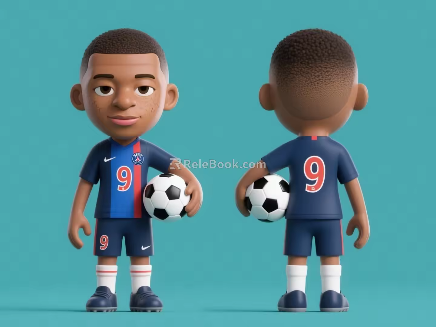 Mbappe 3d model