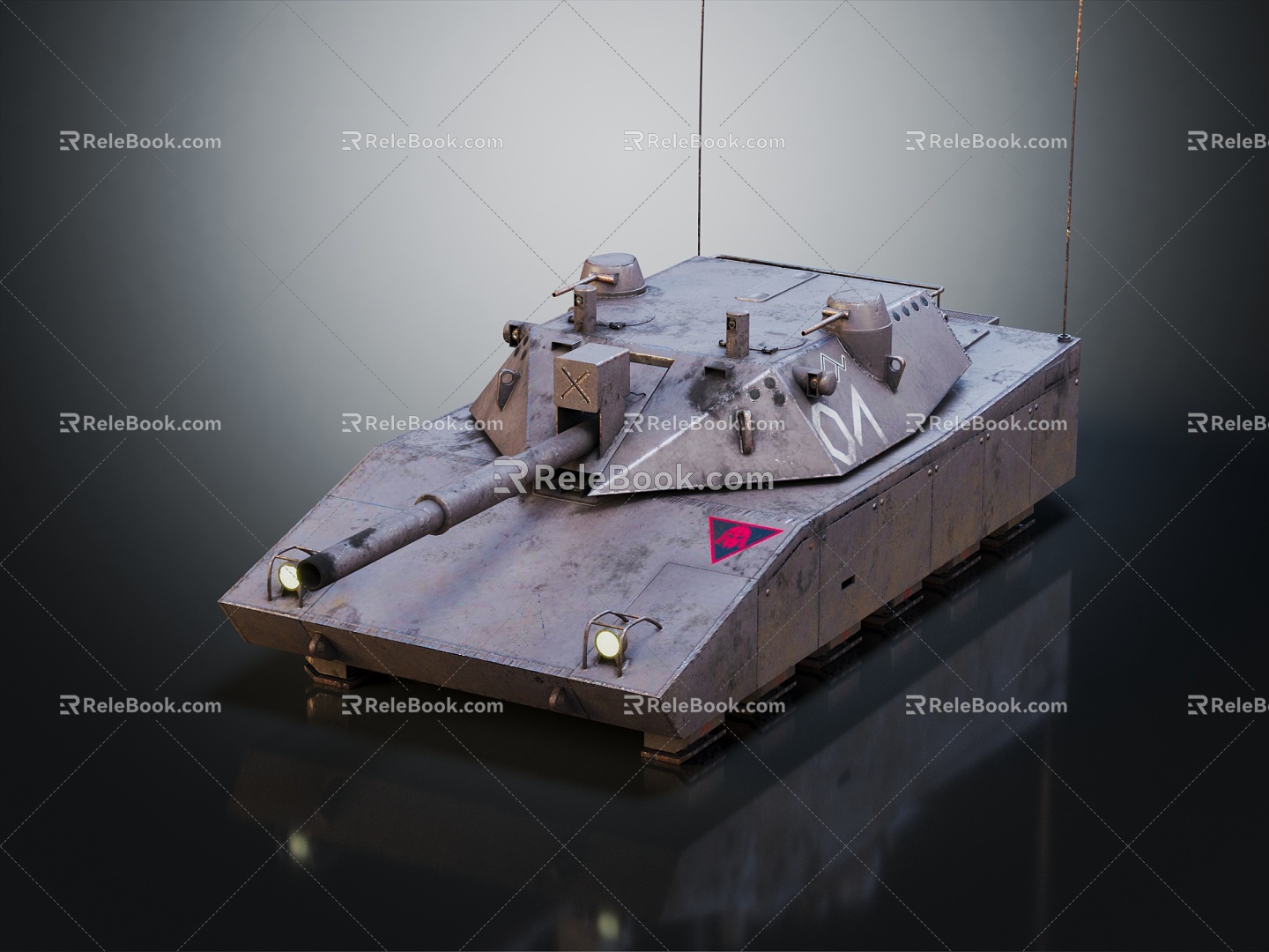 Industrial LOFT Tank World War II Tank World War I Tank Heavy Tank 3d model