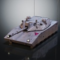 Industrial LOFT Tank World War II Tank World War I Tank Heavy Tank 3d model