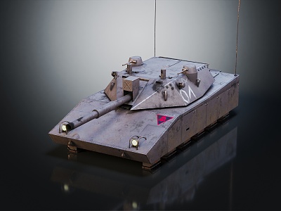 Industrial LOFT Tank World War II Tank World War I Tank Heavy Tank 3d model