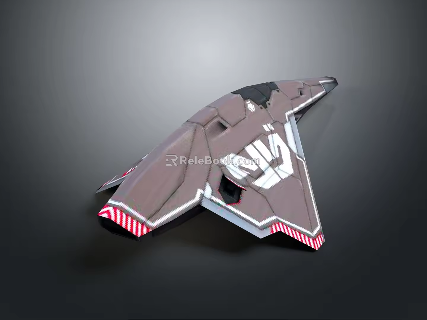 Modern Spaceship Spacecraft 3d model