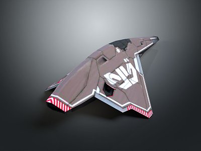 Modern Spaceship Spacecraft 3d model