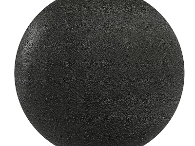 Black Round Component with Textured Surface Smooth Edges and Matte Finish 3d model
