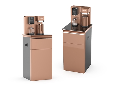 Modern tea bar machine 3d model