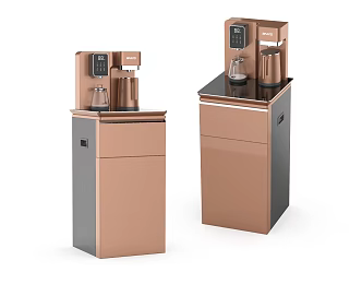 Modern tea bar machine 3d model