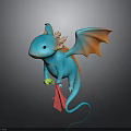 Colorful Dragon Themed Kids Furniture With Decorative Wings And Balls