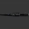 Futuristic Spaceship With Sleek Design Complex Structure And Multiple Engines For Space Exploration