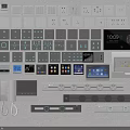 Modern Smart Switch Panels with Various Designs Colors and Digital Displays for Home Office Use