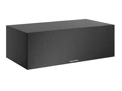 Black Compact Home Audio Speaker With High Quality Sound And Modern Design Features 3d model