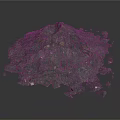 Natural Rough Stone Material Pile With Scattered Fragments And Textured Surface