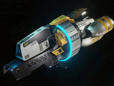 science fiction spaceship science fiction movie spaceship spaceship future 3d model