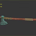 Tomahawk Axe Wooden Axe Handle Axe Mountain Axe Chopping Wood Axe Chopping Wood Axe Magic Axe 3d model