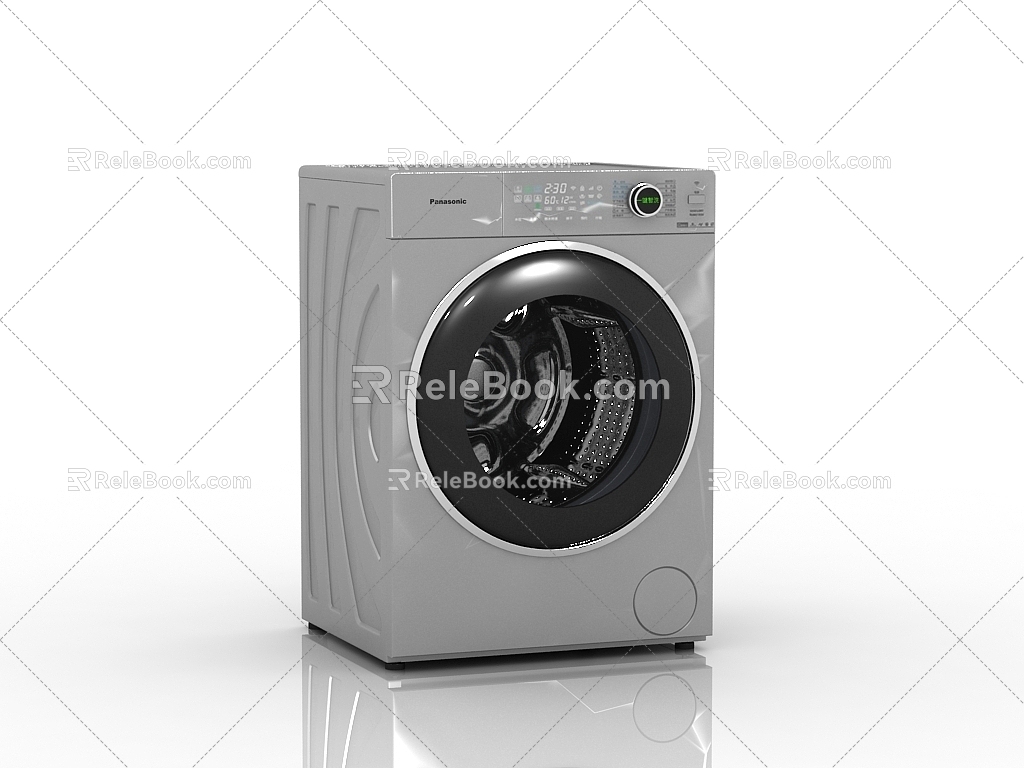 Modern washing machine drum washing machine 3d model