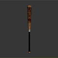 Pair of High Quality Wooden Baseball Bats With Ergonomic Handles For Sports