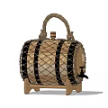 Decorative Wooden Barrel Water Dispenser With Rope Decoration Wooden Stopper And Faucet Stand