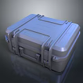 Durable Hard Case Toolbox with Secure Latches and Comfortable Handle for Daily Use 3d model